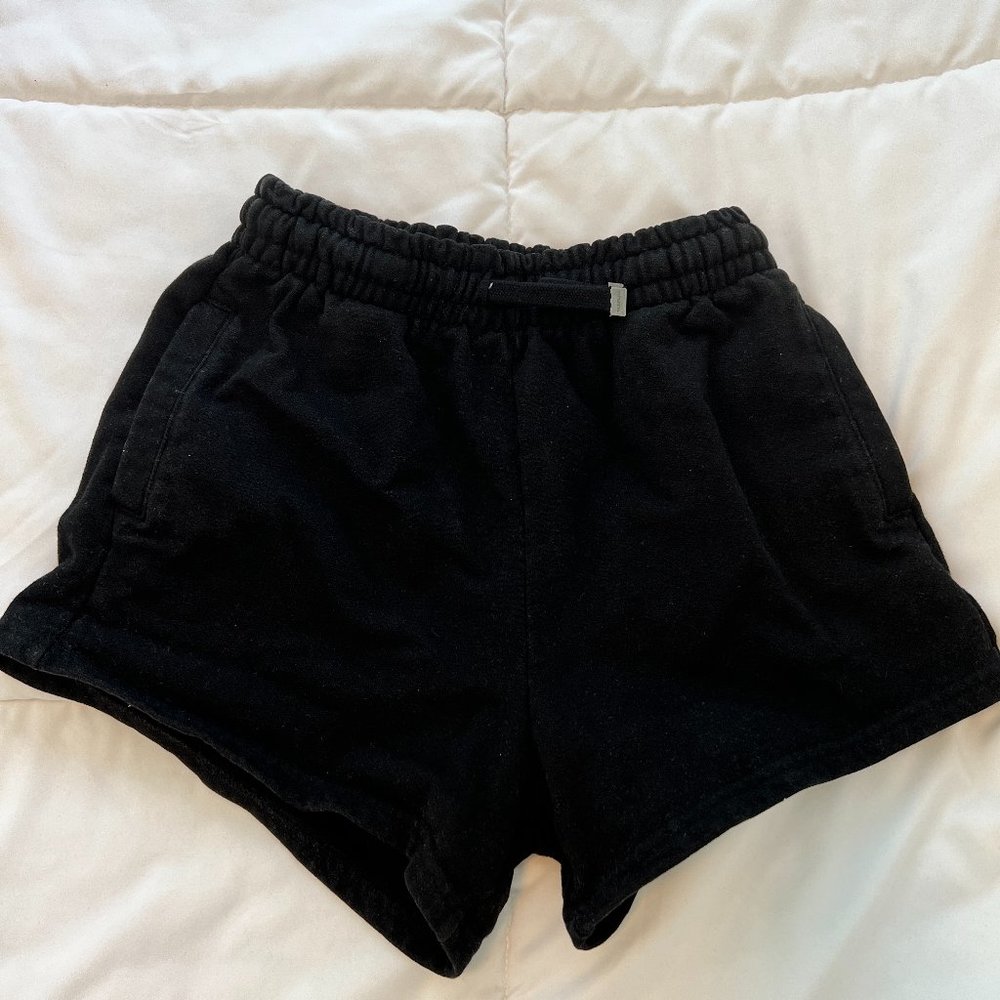 Black Sweat Shorts by Talentless